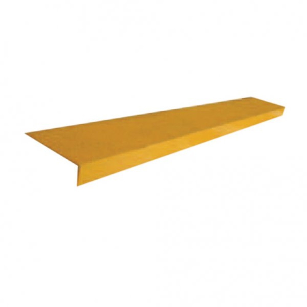 Coarse Grit Yellow Fibre Step Nosing 3m L (55x55mm)