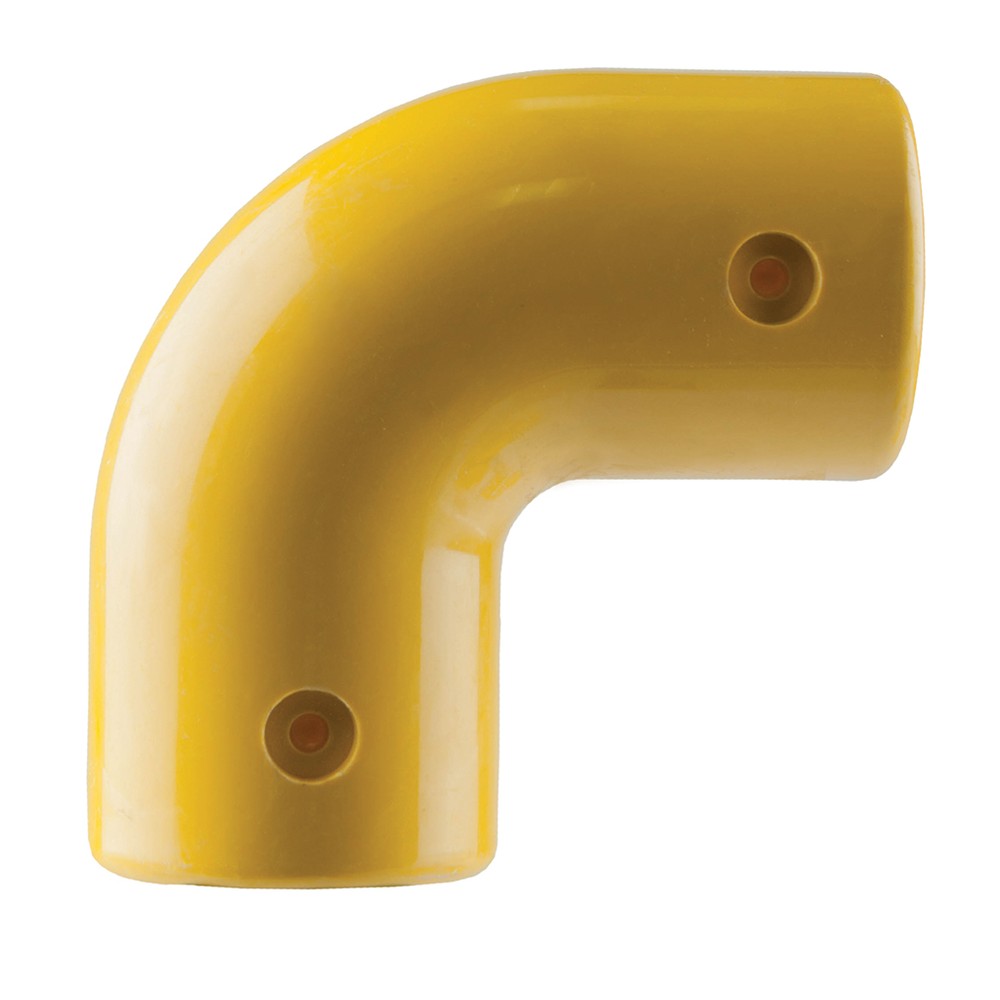 90 Degree Elbow Yellow GRP - To suit 50mm O/D Tube