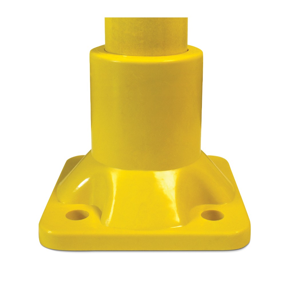 Base Foot Yellow GRP - To suit 50mm O/D Tube