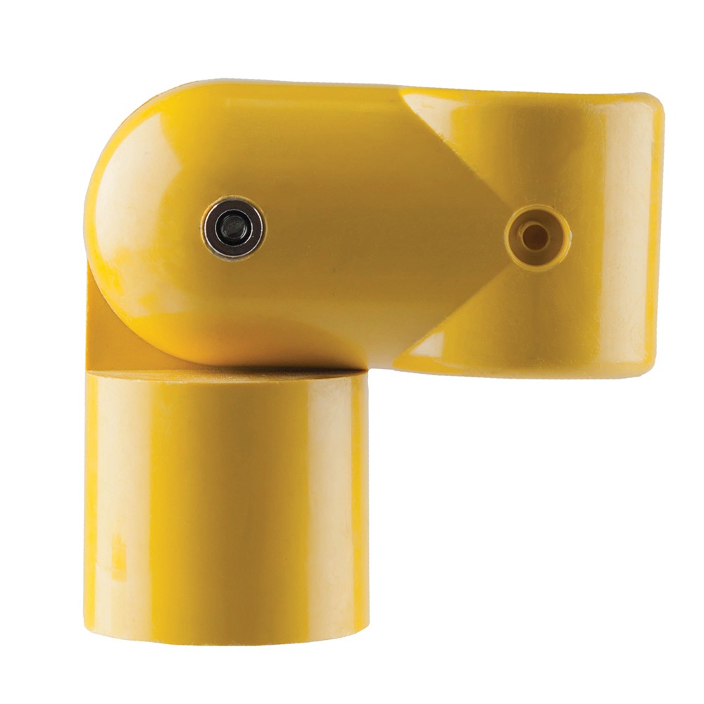 Single Adjustable Yellow GRP - To suit 50mm O/D Tube