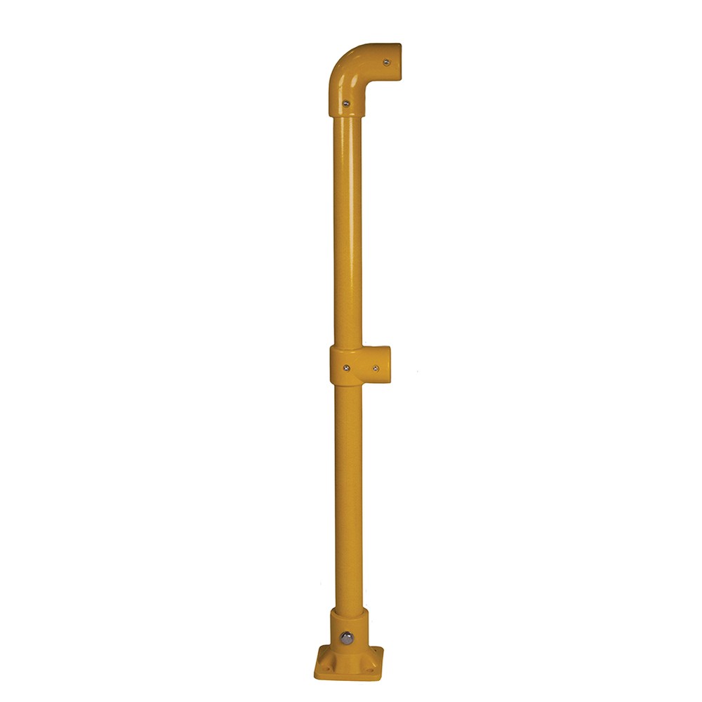Lightweight Yellow GRP End Post 50mm Diameter