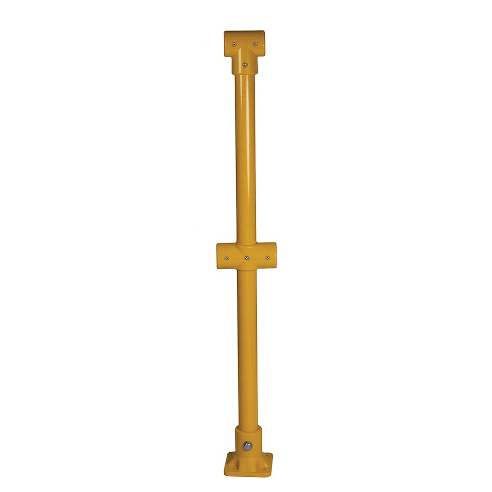 Lightweight Yellow GRP Mid Post 50mm Diameter