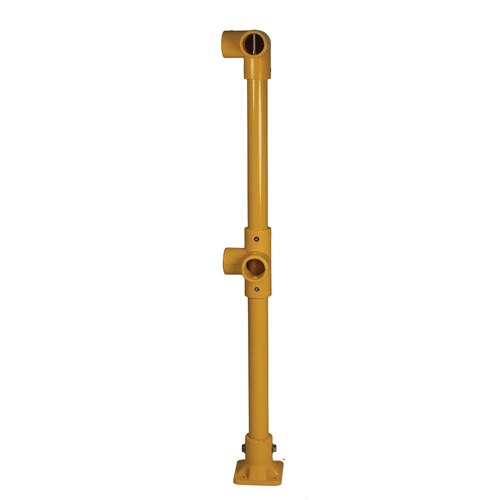 Lightweight Yellow GRP Corner Post 50mm Diameter