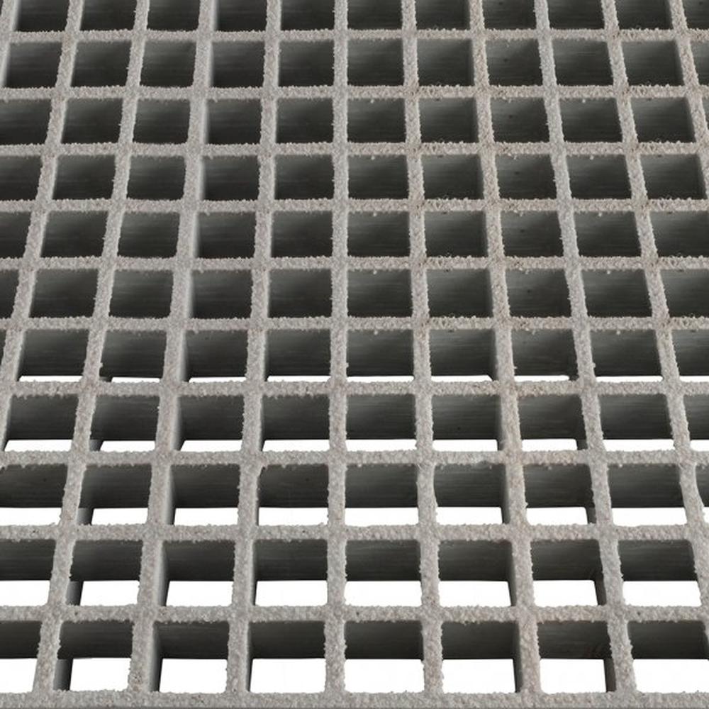 GRP Grating 50mm Grey Sample 50 sq x 50mm Deep - 150mm x 150mm - F H Brundle