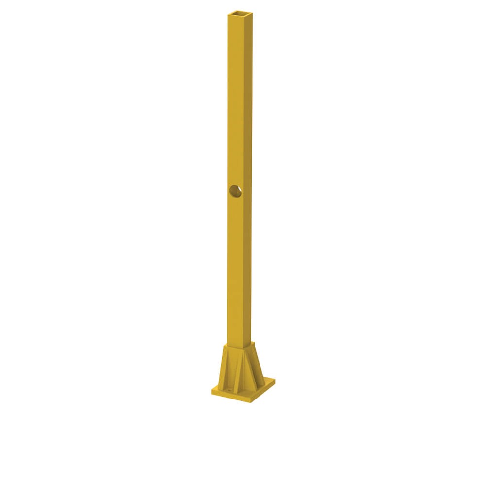 51 x 51 x 6.3mm Box Section Yellow