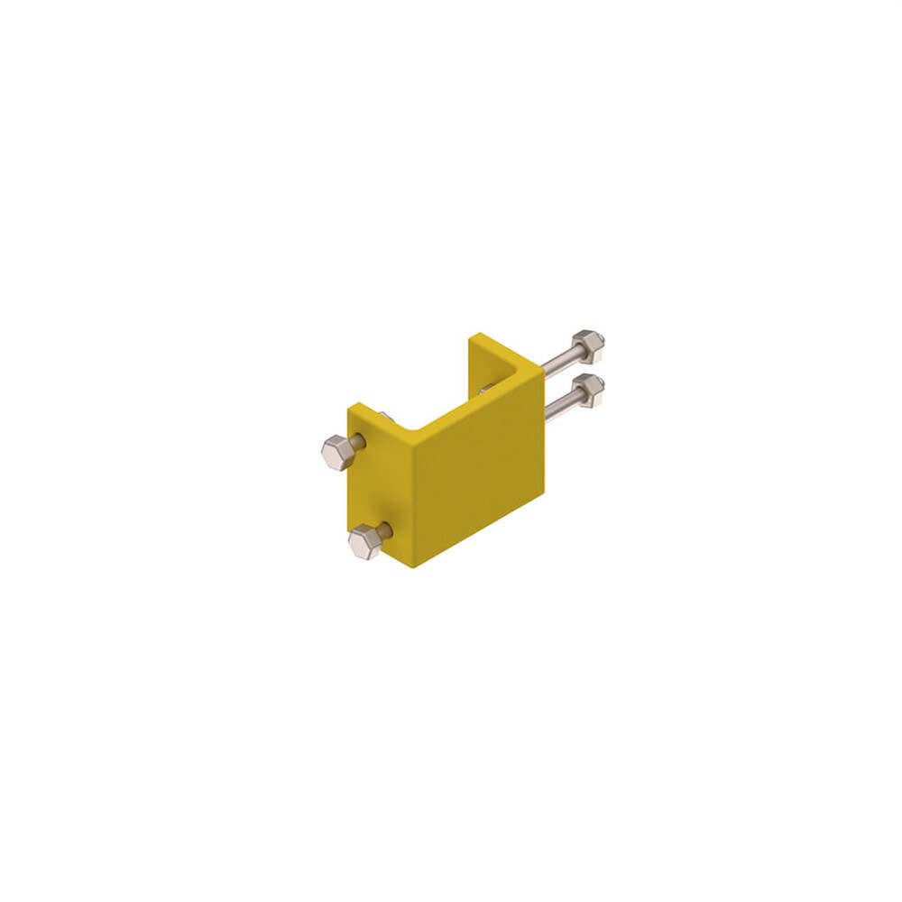 Ladder Cage Bracket - GRP Channel Stainless M8 Bolt Set included