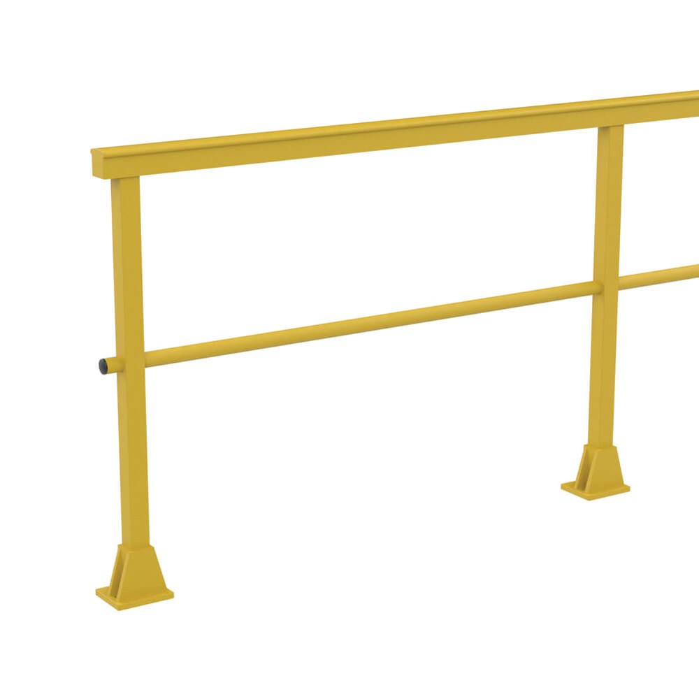 Yellow GRP Square Post System - Per Metre