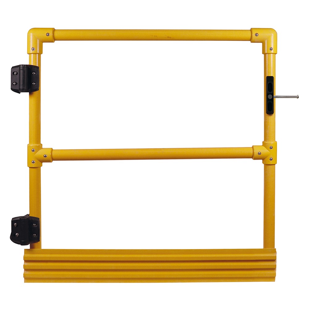 50mm Yellow GRP Gate 1050mm (H) x 1070mm (W) with Kick Plate (Excludes Standards)