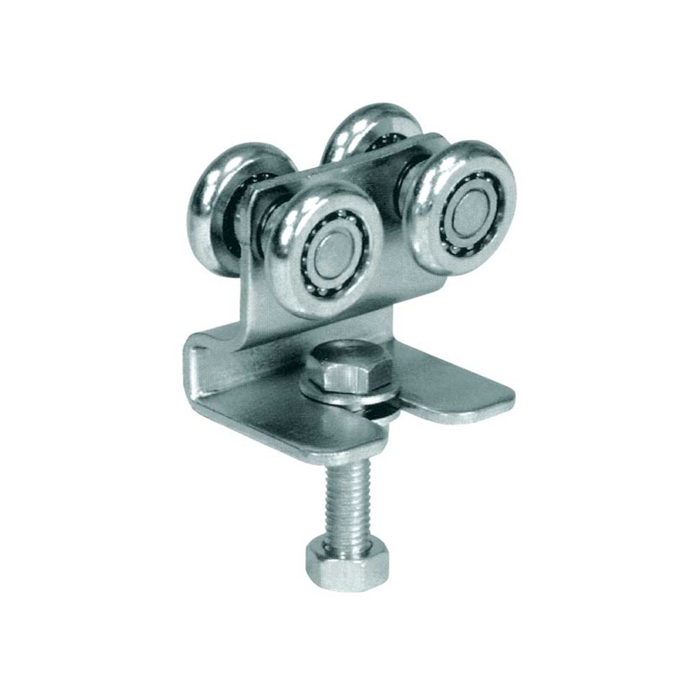 4 Wheel Steel Roller - 40 Kgs Capacity with Plate for Sliding Gates