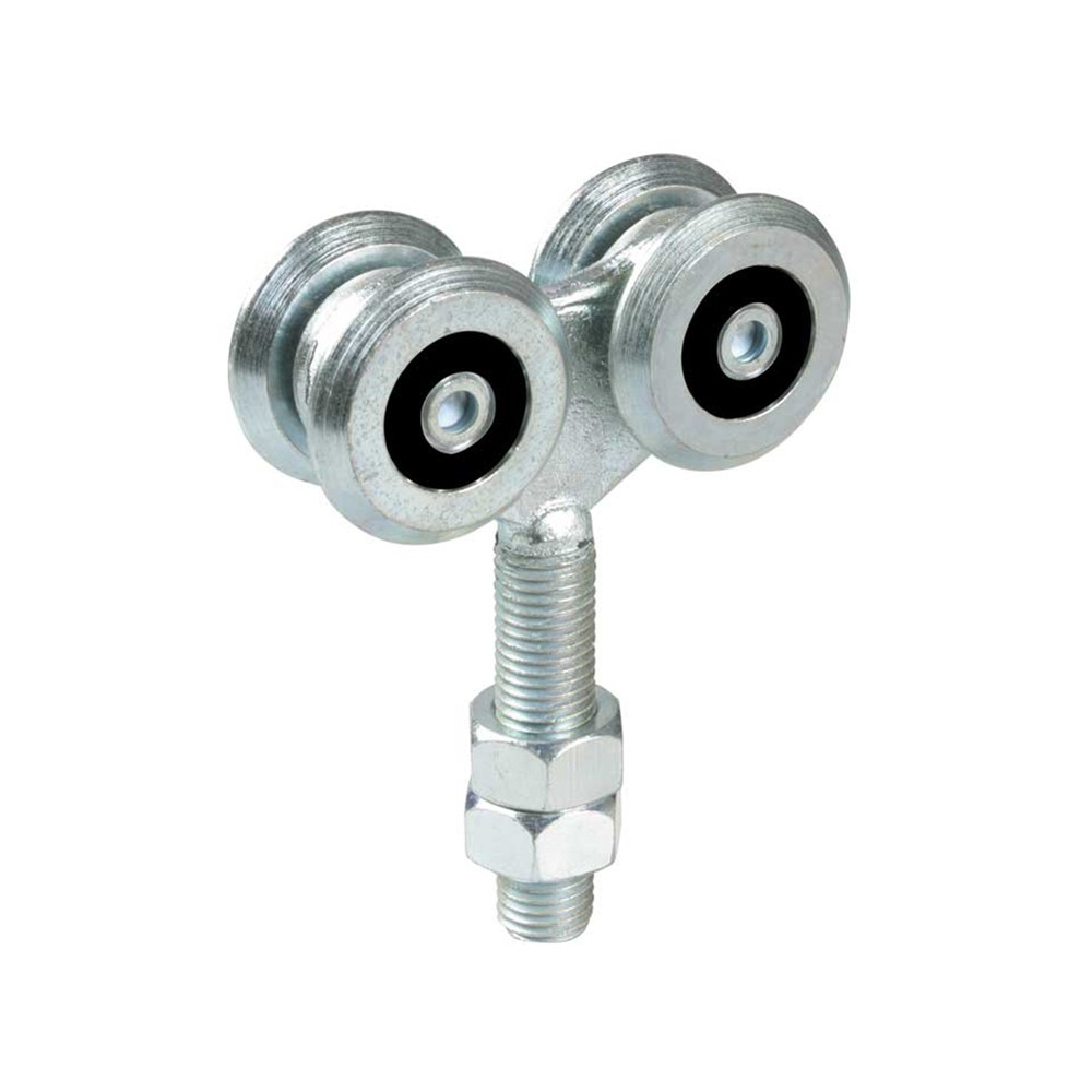 4 Wheel Steel Roller - 400 Kgs Capacity Waterproof Bearings - For Hanging Gates