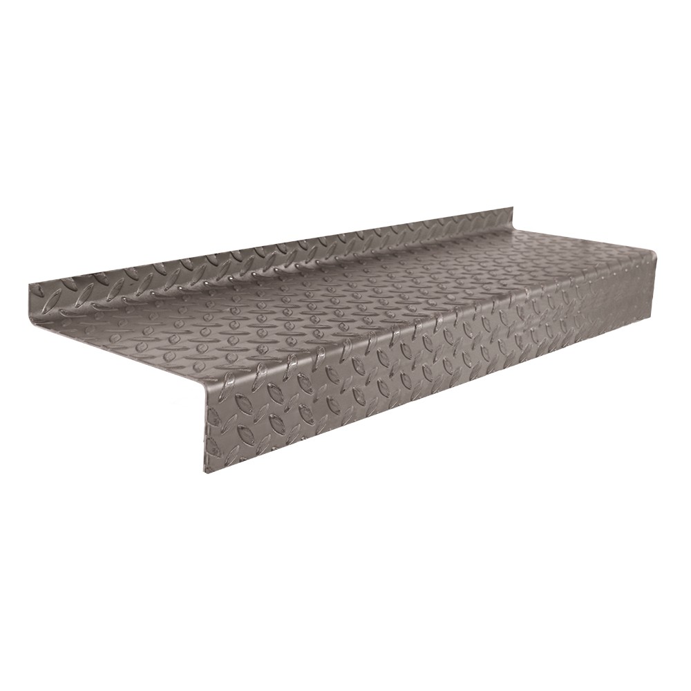 DDA Durbar Stair Tread 1250 x 265 x 4.5 50mm Turn Up / 145mm Down