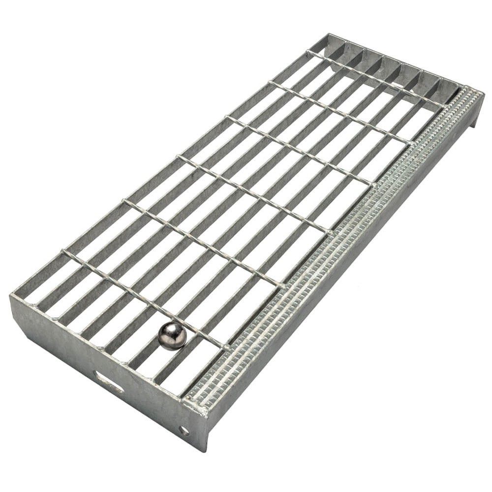 O.S.F. Stairtread 35BP 1200 x 267mm 25 x 5mm Galvanised 38/125 Pitch
