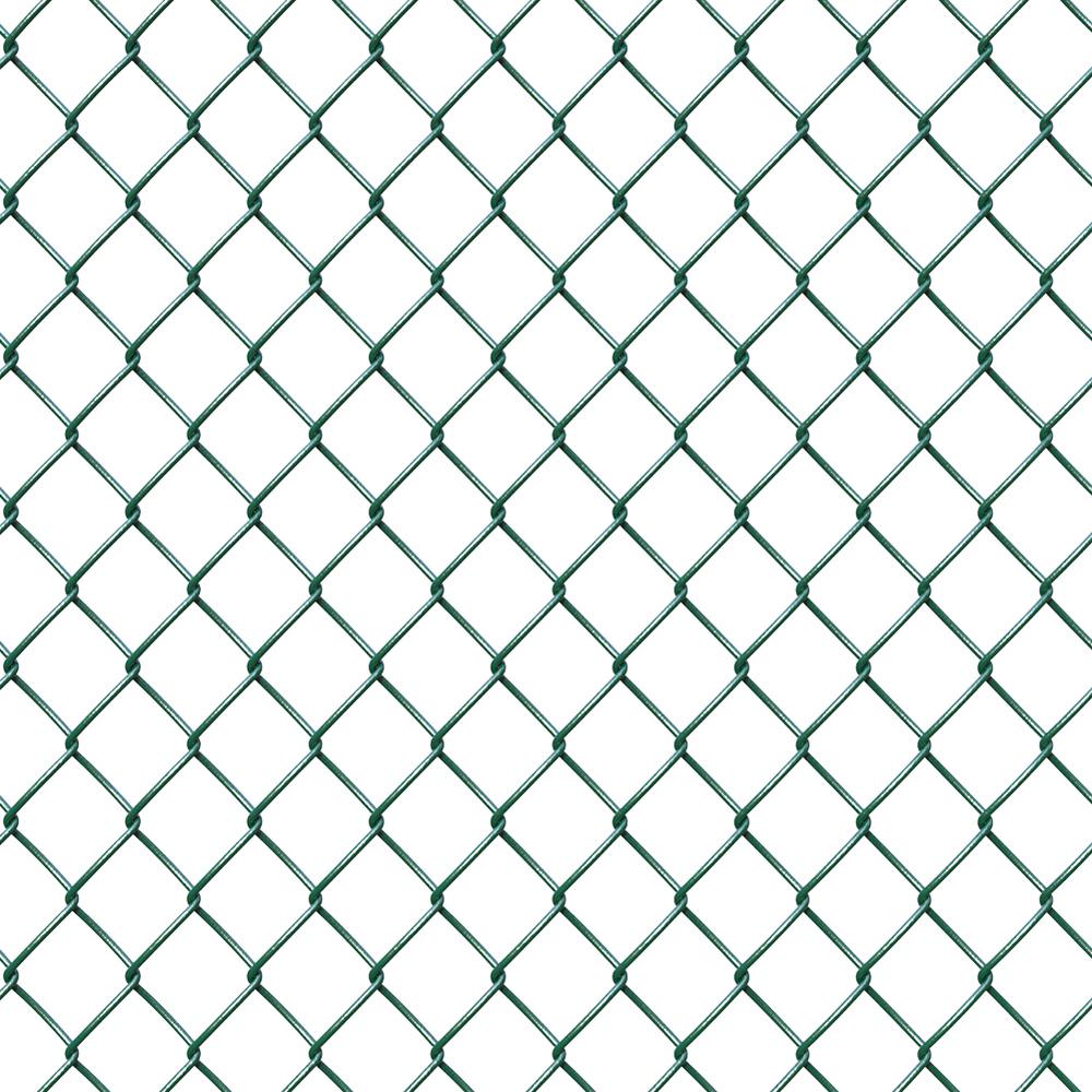 PVC Green C/L 2.15x50x3.15/2.24mmx12.5m Chain Link Galvanised Core - F H Brundle