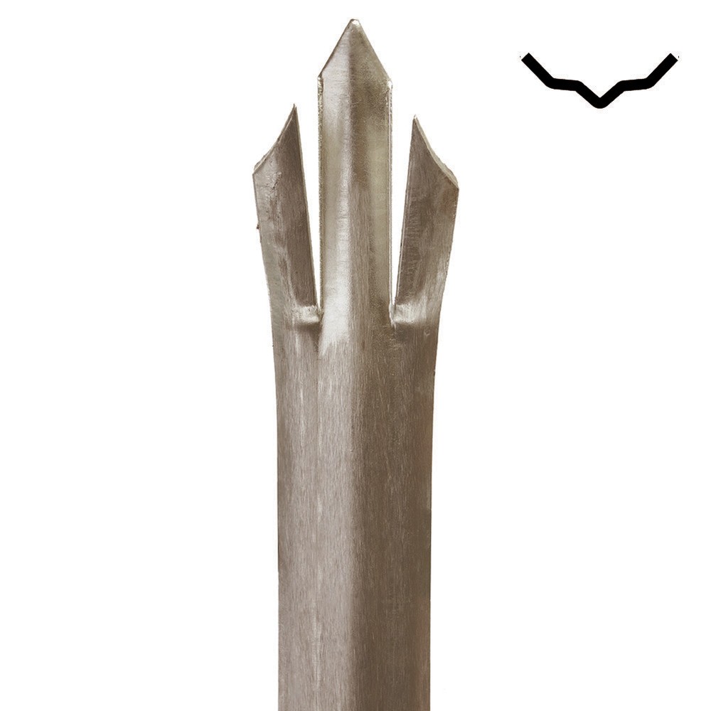1.75 High 'D' Section Self Colour Pale - 3mm Thick