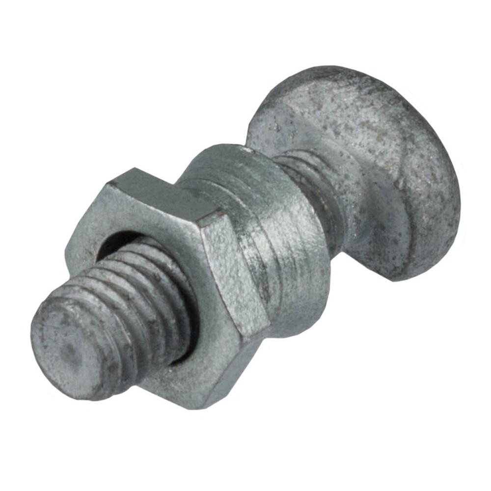 M8 x 25mm Saddle Head With Shear Nut For Pale Fixing Rivet For W Section