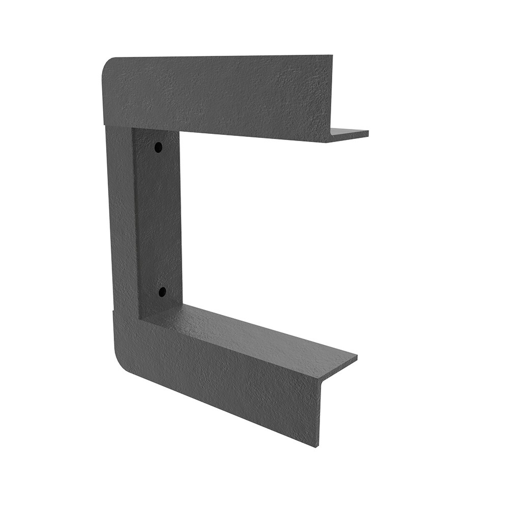Slide Latch Frame for Double Gate For 60mm Box - Self Colour