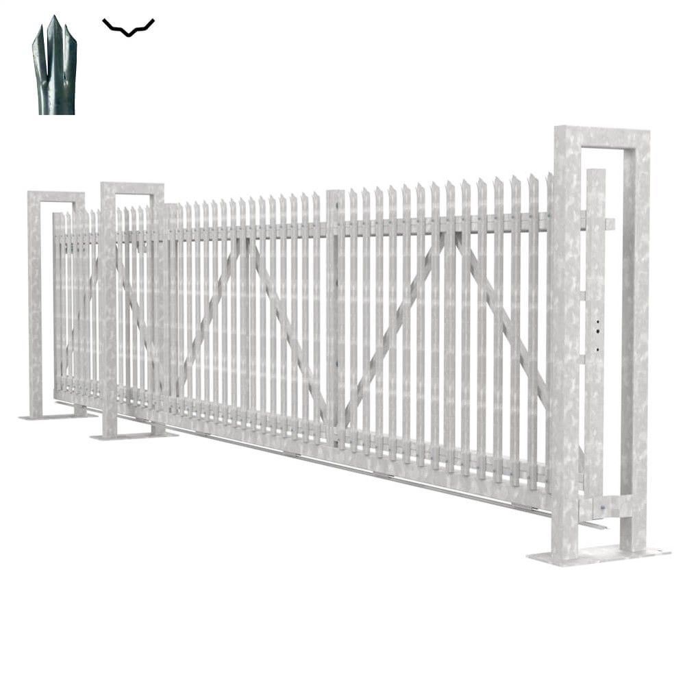 Bolt Down Track Sliding W Gate 1.8H x 4m With Track & Accessories - RH Opening