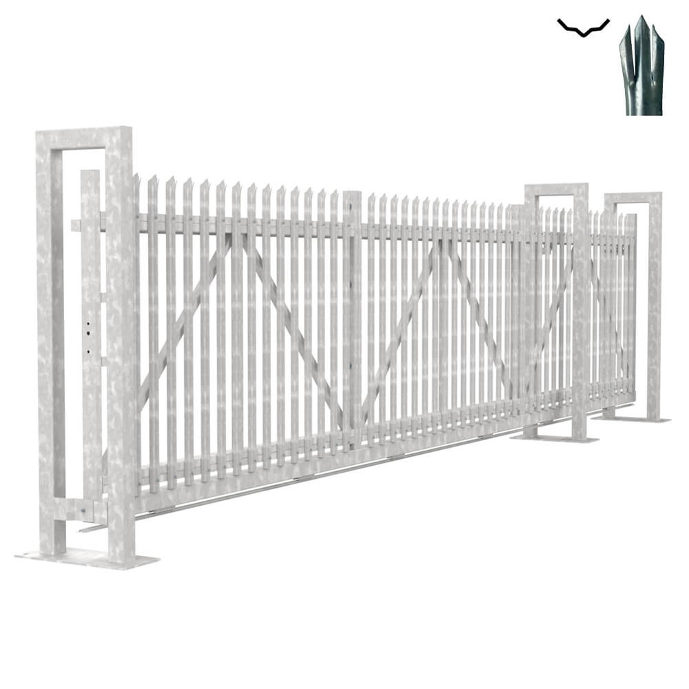 Bolt Down Track Sliding D Gate 1.8H x 6m With Track & Accessories - RH Opening