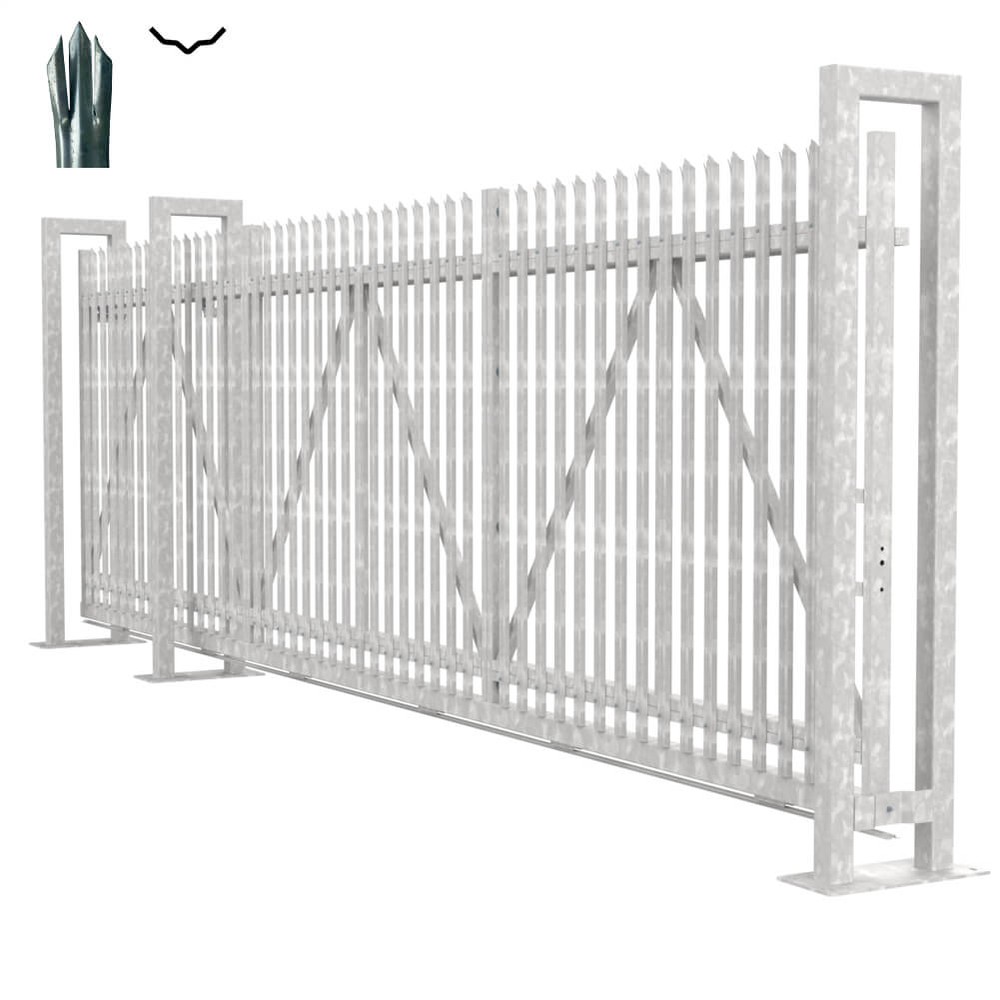 Bolt Down Track Sliding D Gate 2.4H x 6m With Track & Accessories - LH Opening