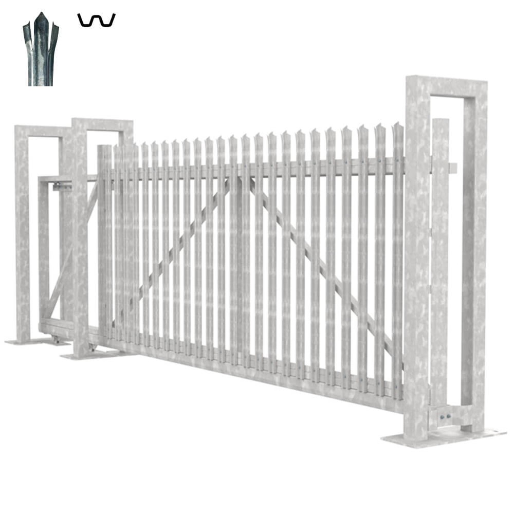Cantilever Sliding W Gate - 1.8H x 4m With Track & Accessories - LH Opening