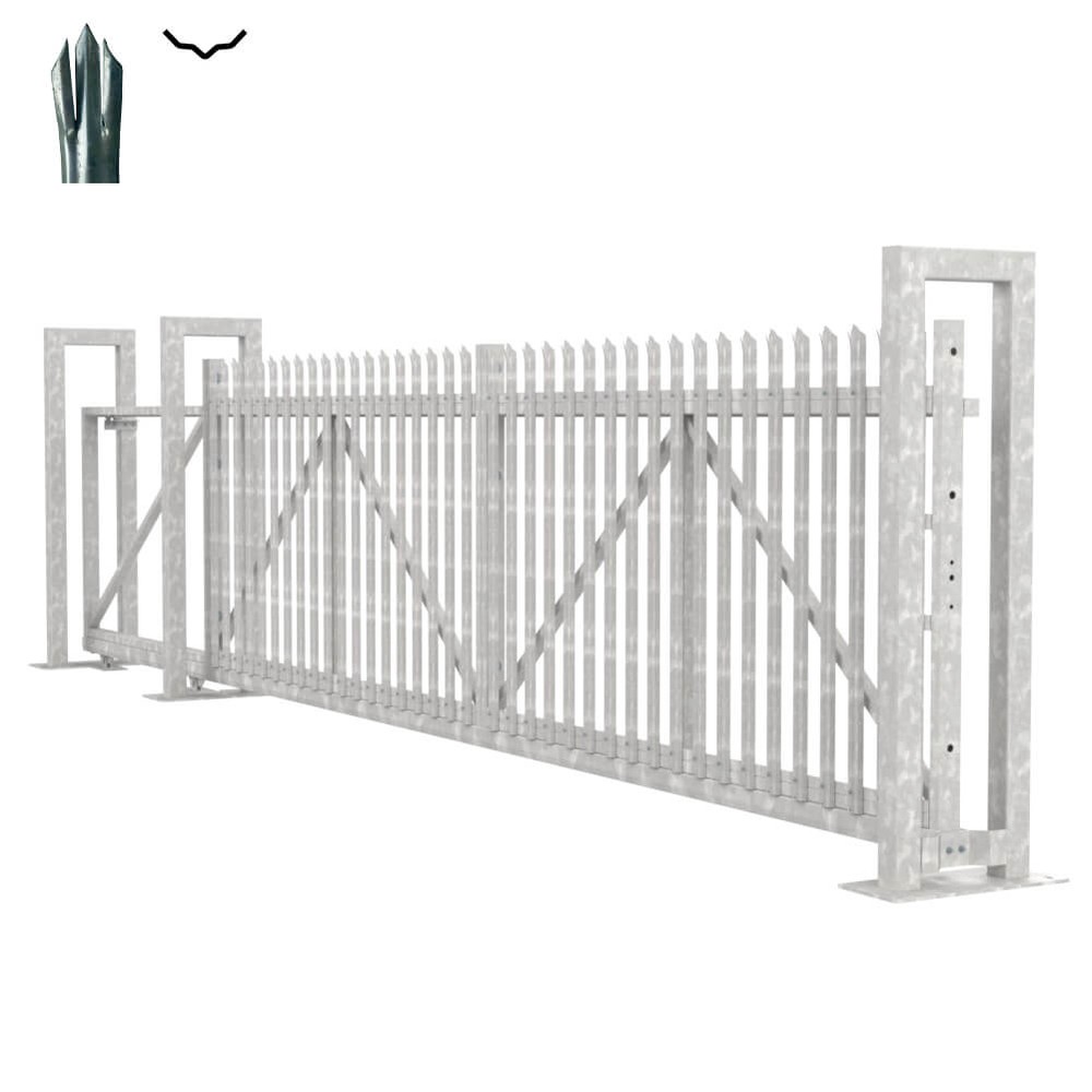 Cantilever Sliding D Gate - 1.8H x 6m With Track & Accessories - LH Opening
