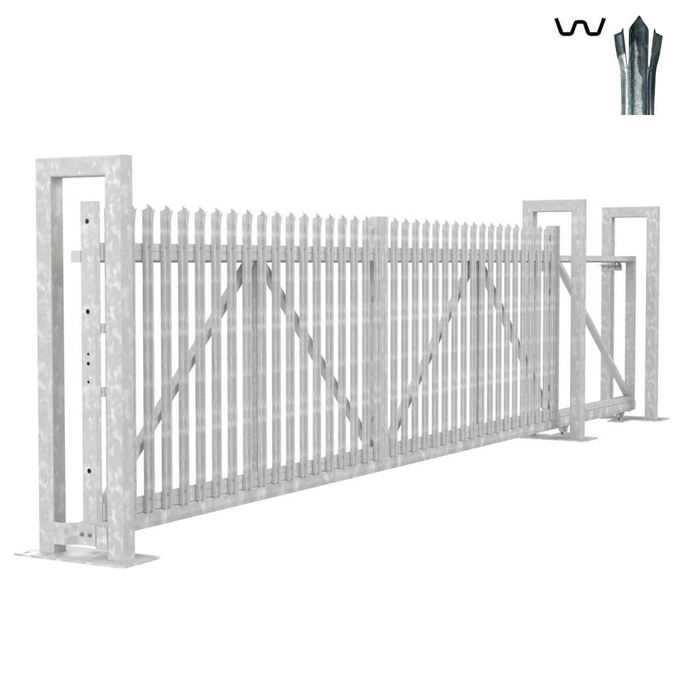 Cantilever Sliding W Gate - 1.8H x 6m With Track & Accessories - RH Opening