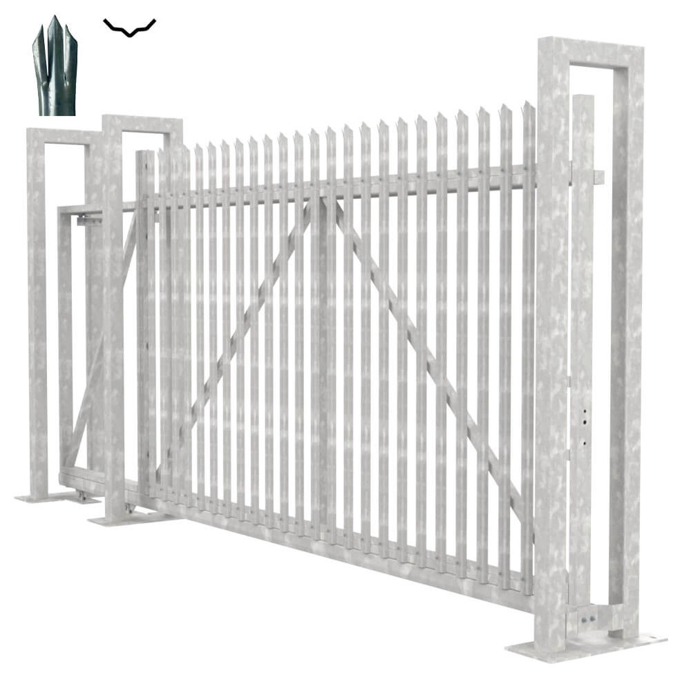 Cantilever Sliding D Gate - 2.4H x 4m With Track & Accessories - LH Opening