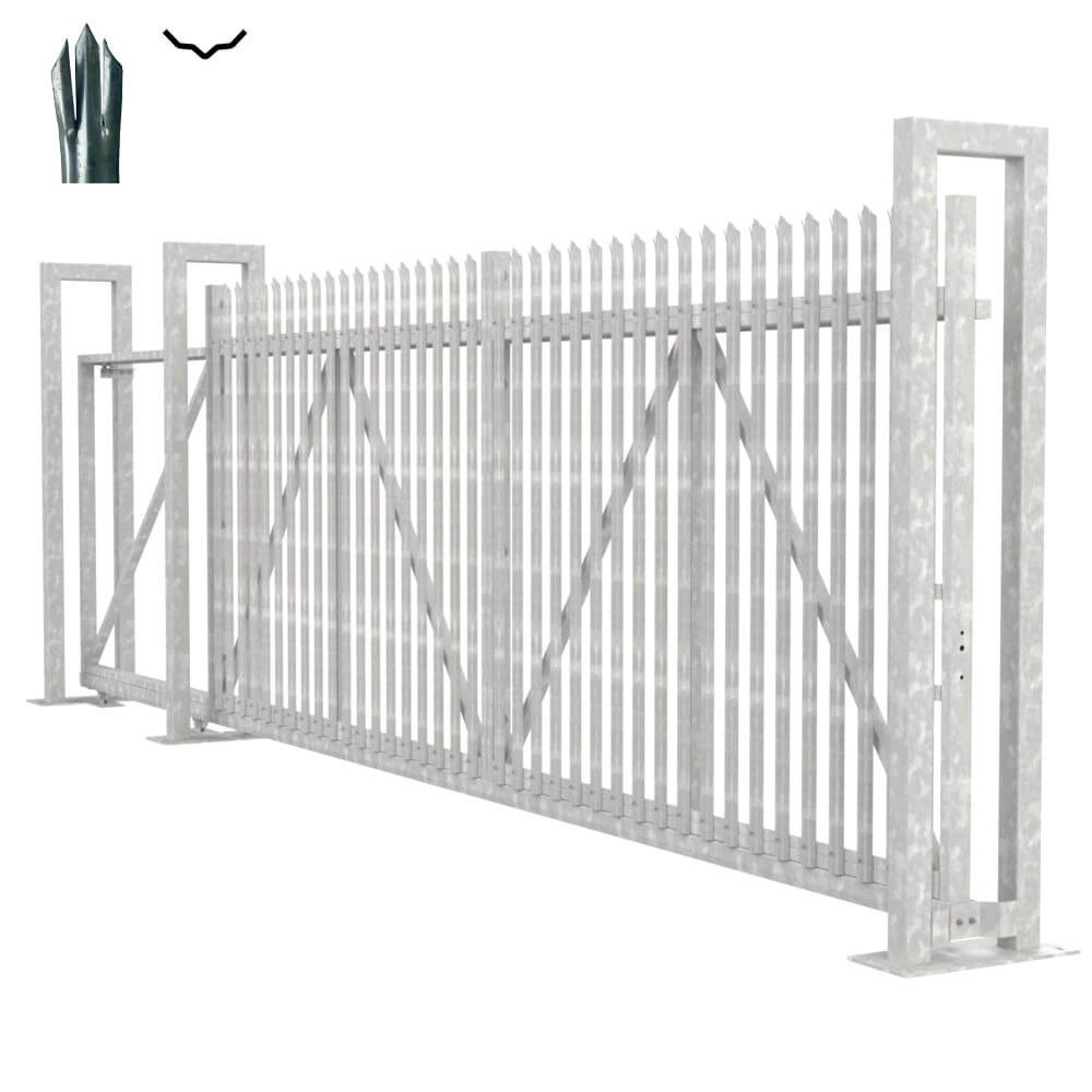 Cantilever Sliding D Gate - 2.4H x 6m With Track & Accessories - LH Opening
