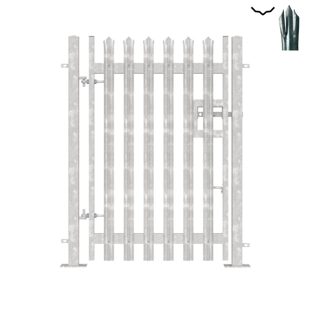 Single Leaf Bolt-Down Gate - 1.8m x 1.2m Triple Pointed 'D' Section 3.0mm