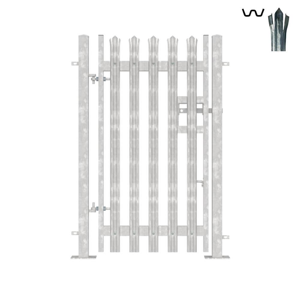 Single Leaf Bolt-Down Gate - 1.8m x 1m Galvanised c/w Posts & Fittings - F H Brundle