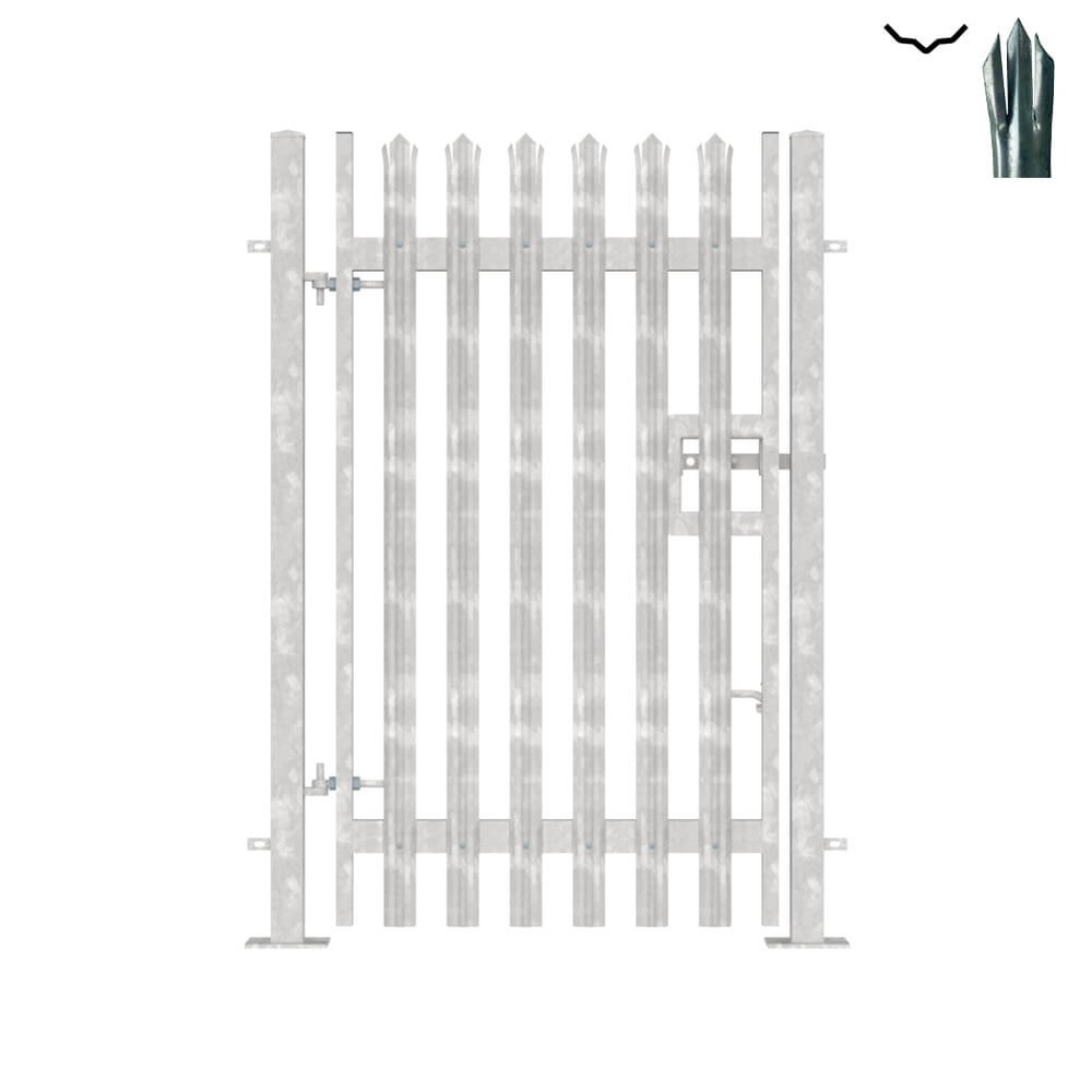Single Leaf Bolt-Down Gate - 2.0m x 1.2m Triple Pointed 'D' Section 3.0mm
