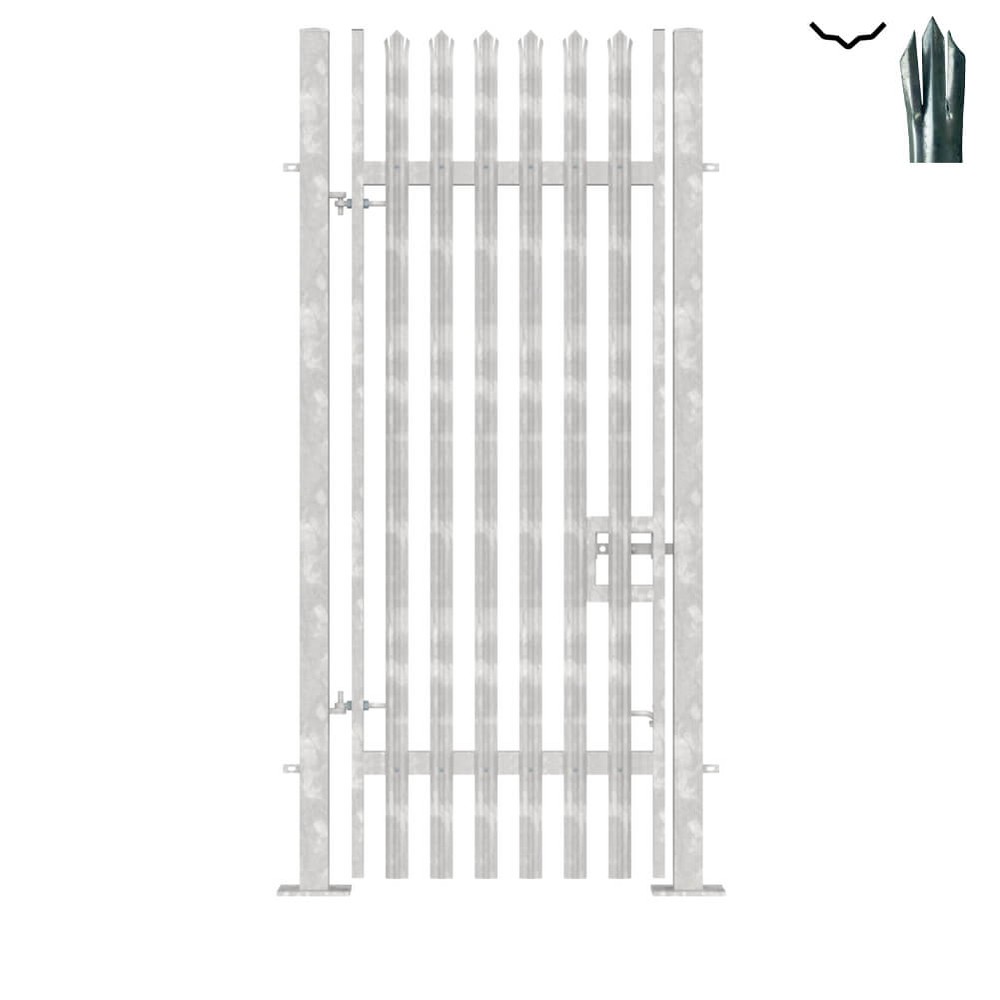 Single Leaf Bolt-Down Gate - 3.0m x 1.2m Triple Pointed 'D' Section 3.0mm