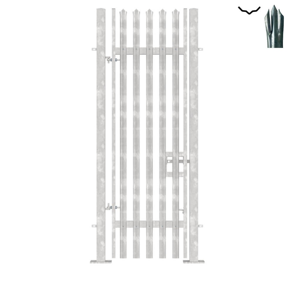 Single Leaf Bolt-Down Gate - 3.0m x 1m Galvanised c/w posts & fittings