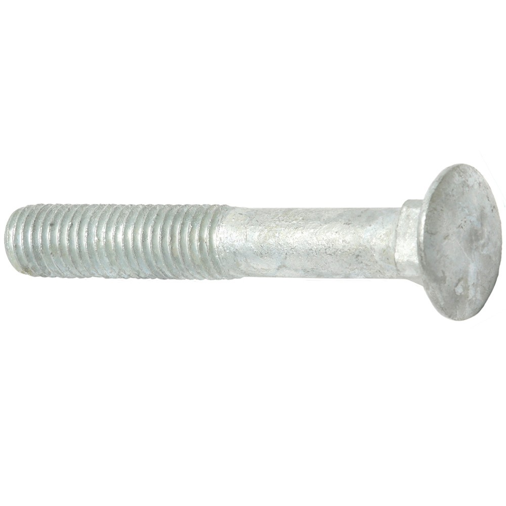 M10 x 90mm Galvanised Cup Square Bolt (Single)