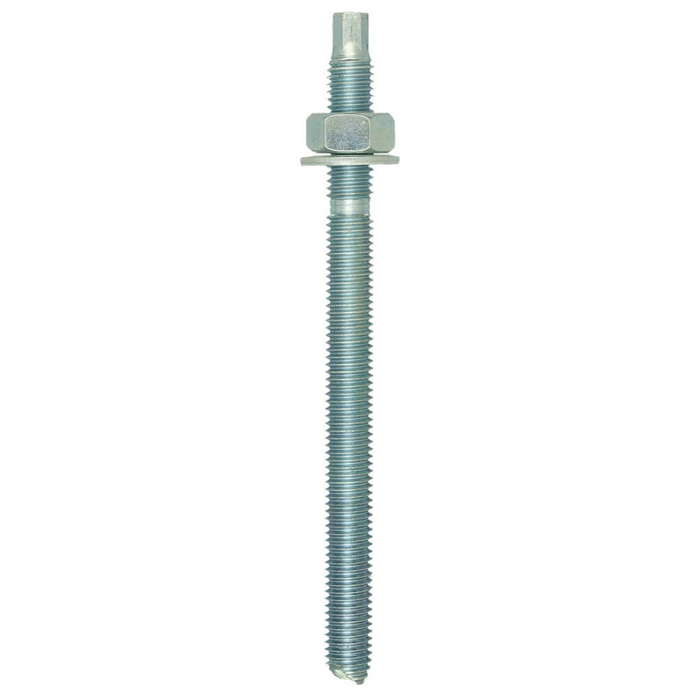 M8 x 110mm Rawlplug R-Stud with Hex Head - Bright Zinc Plated