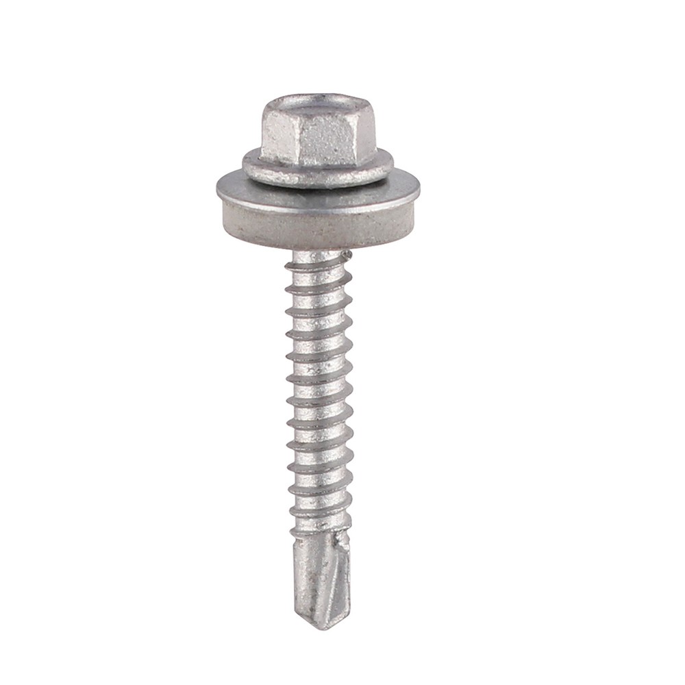 5.5 x 38mm Tek Screw - Self Drilling #3 with Flanged Hex Head (x100)