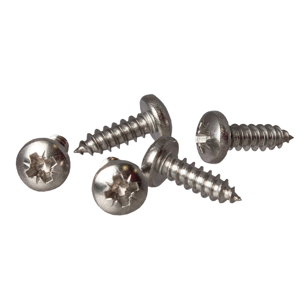 4.2 x 13mm Self Tapping Pan Head Screw - 304 Stainless Steel (x200 Qty)