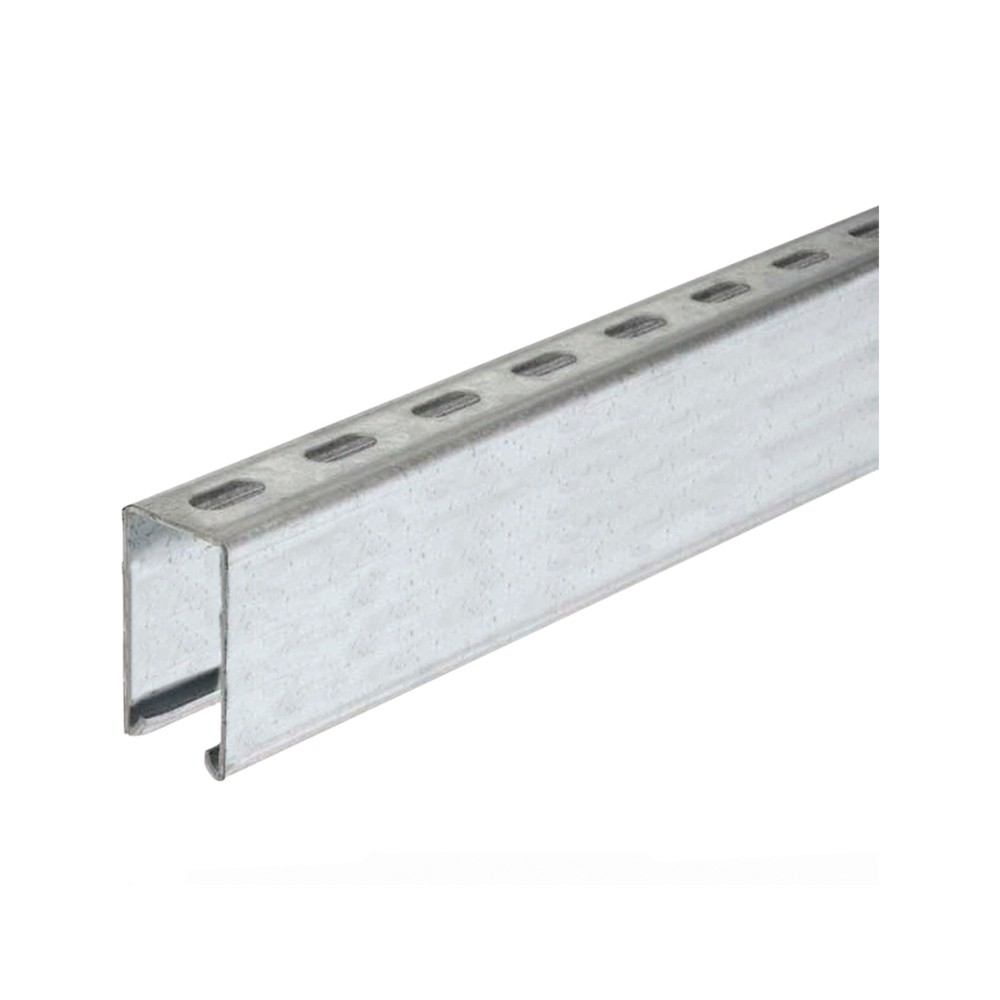 41 x 82mm x 3m Slotted Deep Channel - Universal Strut / Channel Support System