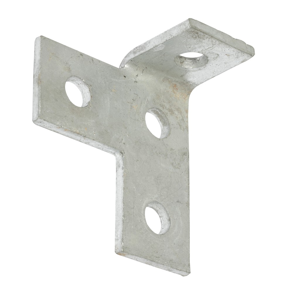 89 x 41mm 90° Angled Right T Bracket for Universal Strut / Channel Support System - PCB116