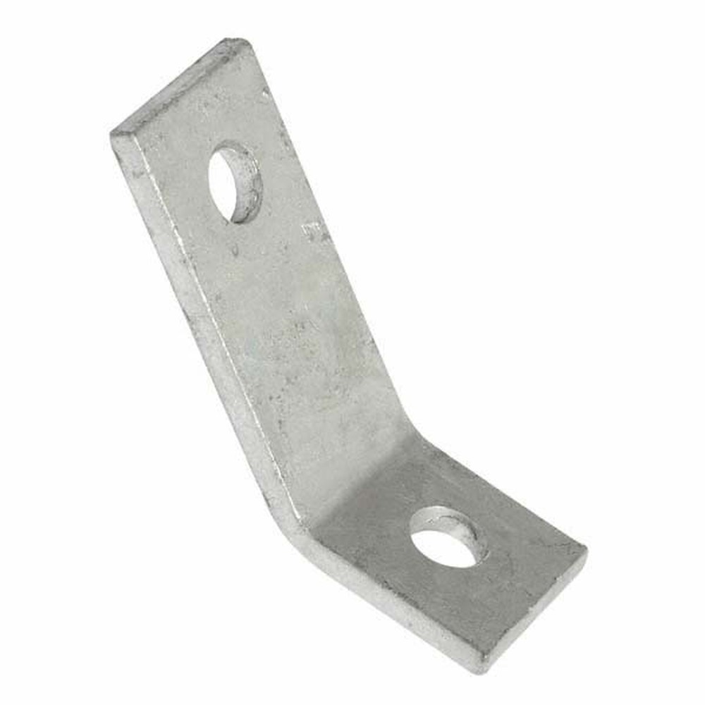58 x 75mm Internal Obtuse 45° Bracket for Universal Strut / Channel Support System - PCB122/45