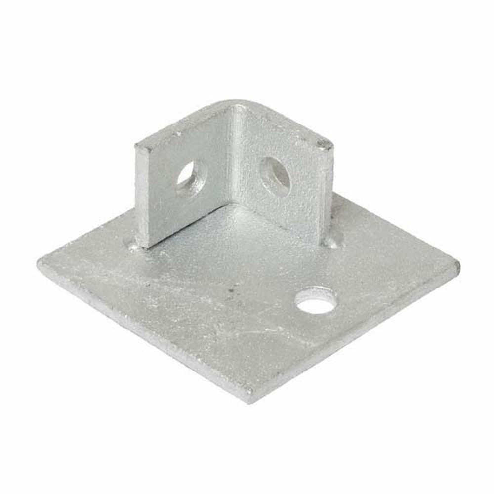 100 x 100mm Double Fix Base Plate for Universal Strut / Channel Support System - PCB135