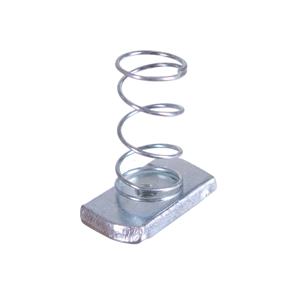 M8 Long Spring Nuts for Universal Strut / Channel Support System (x100 Qty)