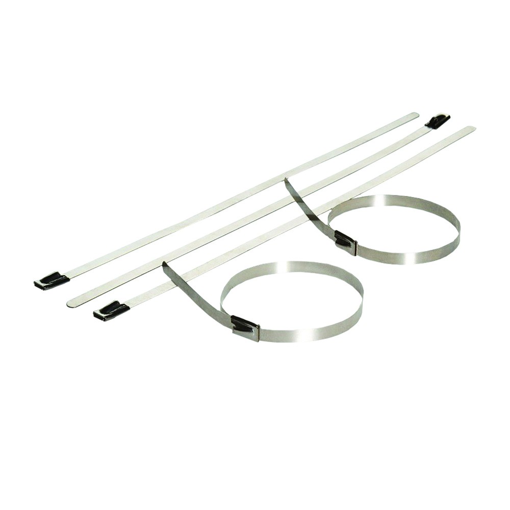 125 x 4.6mm Stainless Steel Cable Ties (x100 Qty)