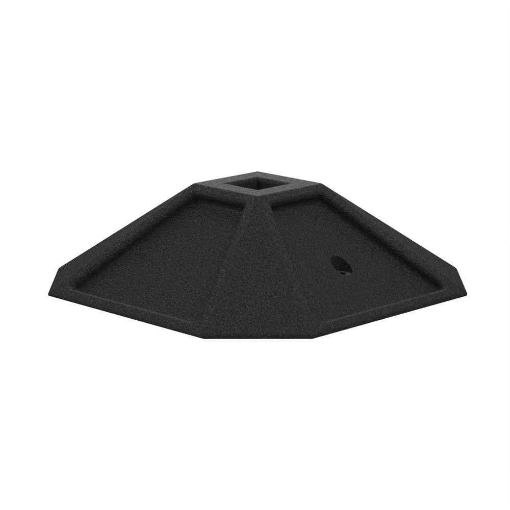 350 x 350 x 95mm Heavy Duty Rubber Foot for Universal Strut / Channel Support System