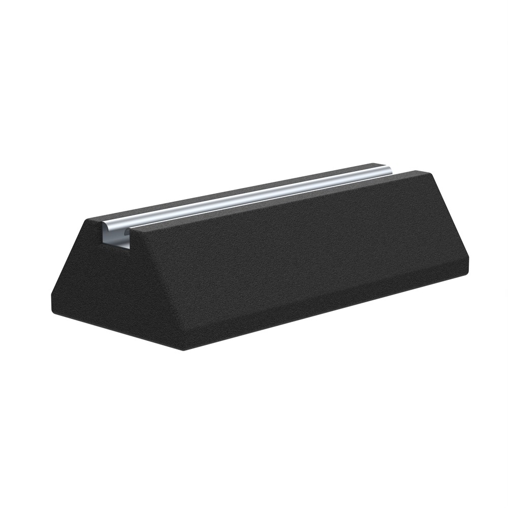 400 x 185 x 100mm Heavy Duty Rubber Foot for Universal Strut / Channel Support System