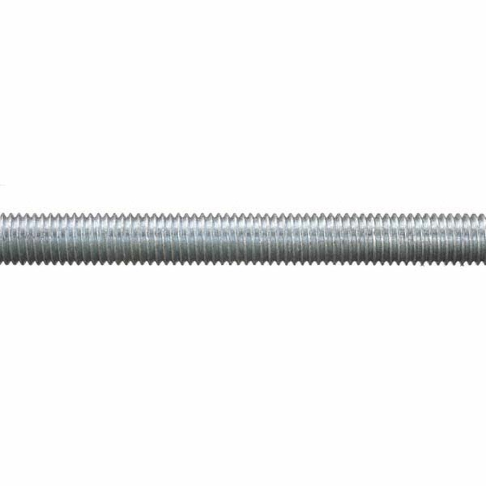 M8 x 3m Threaded Rod / Studding Steel Grade 4.8 - Bright Zinc Plated