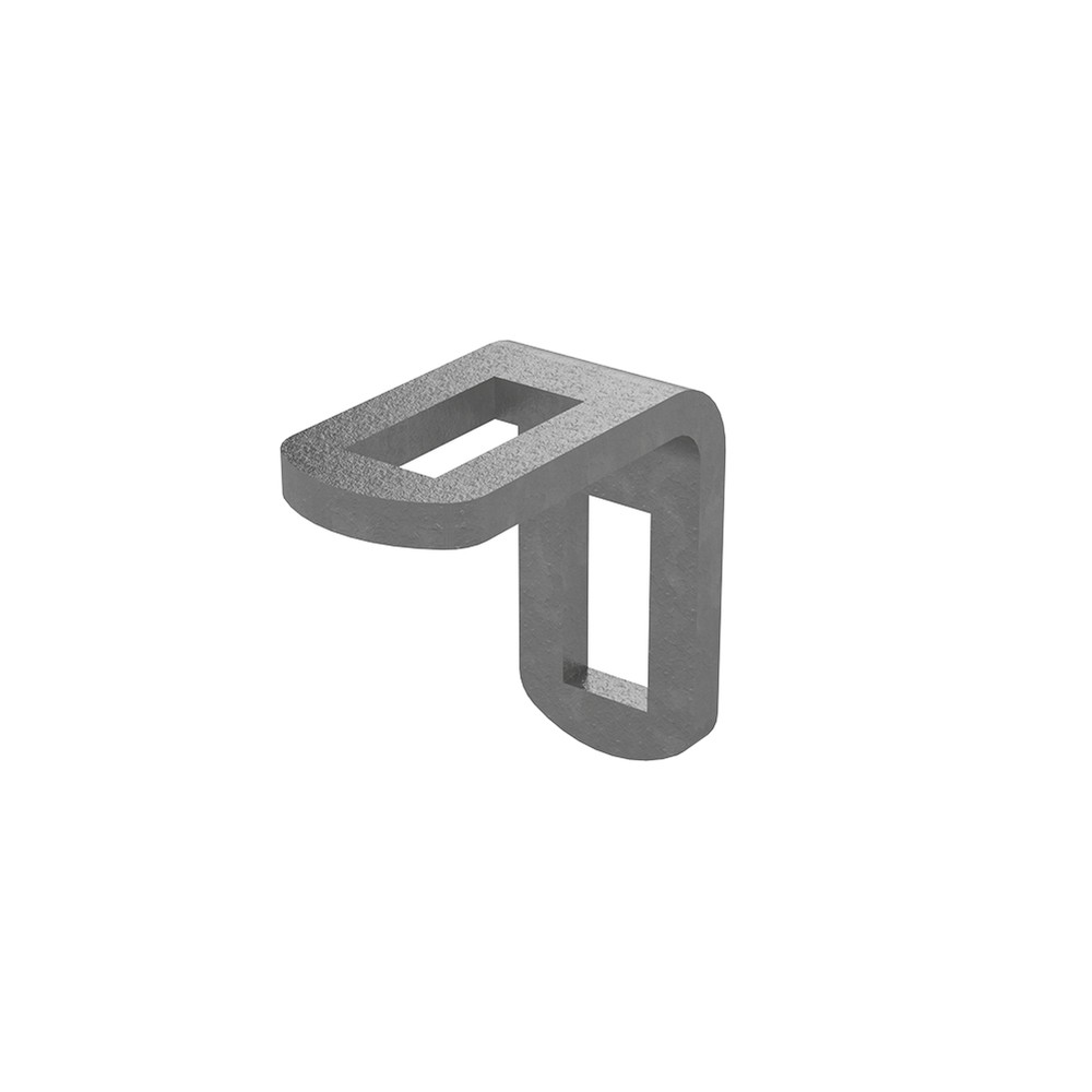 Galvanised ROSPA Slotted Fencing Lug 50 x 50 x 25 x 5mm