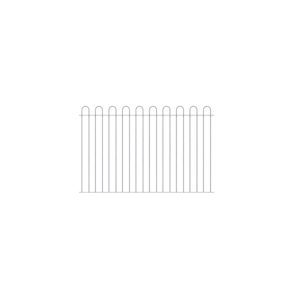 Bow Top Half Panel H1200 x 1182 x 12mm Galvanised