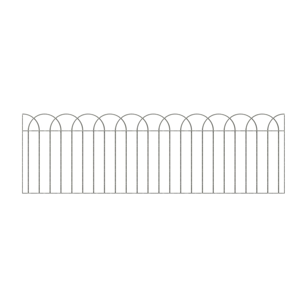 Interlaced BowTop Panel H900 x W2704 x 12mm - Galvanised
