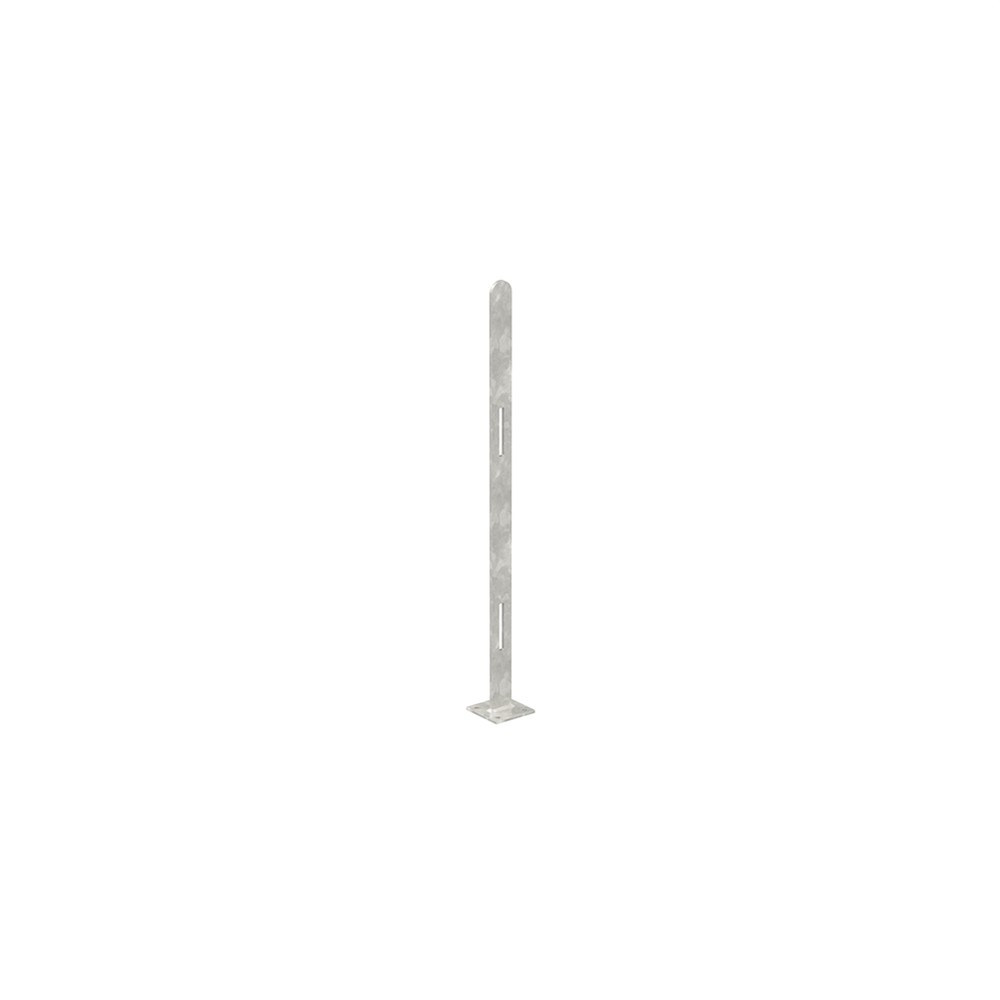 900mm High Bolt Down Post - 50 x 8mm Galvanised - No Cleats & Fittings